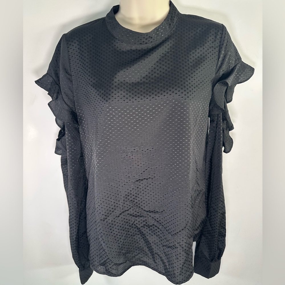 Express women’s black long sleeve blouse size small